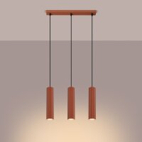 Suspension Moderne GU10 3-flamme L : 45 cm Aluminium en...