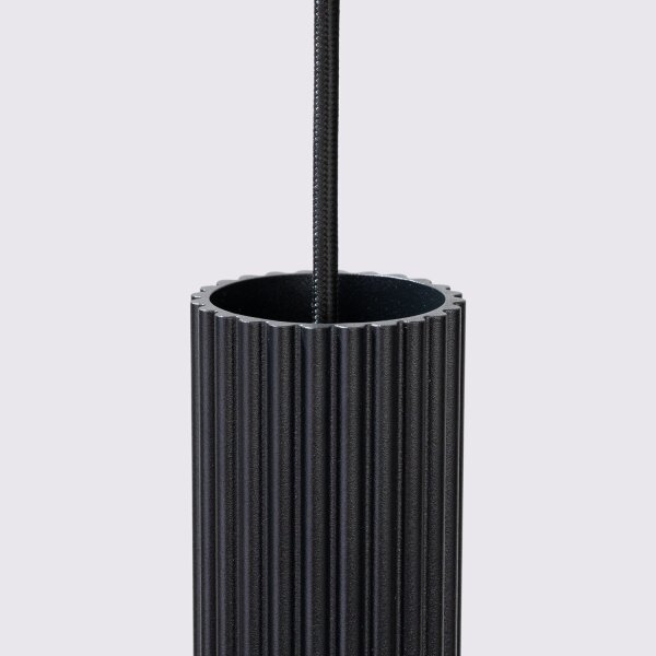 Pendelleuchte 3-flammig GU10 B: 45 cm Schwarz Modern BERTA