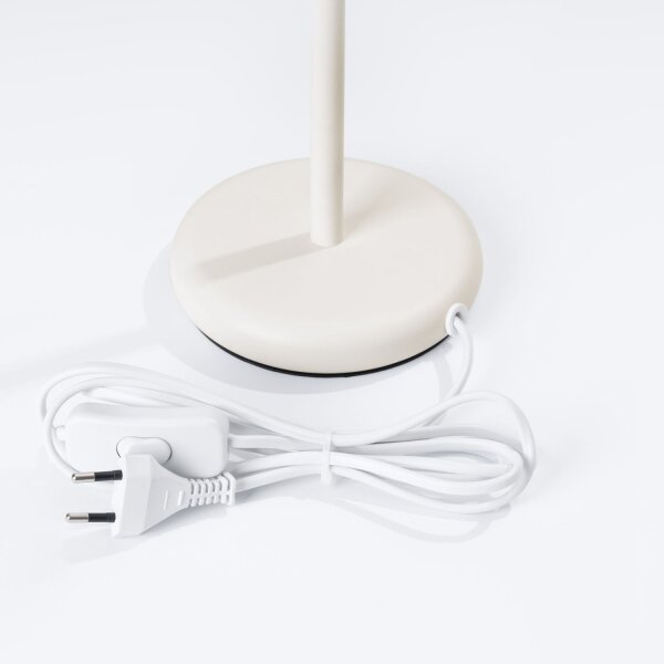 Lampe de bureau GU10 hauteur 43 cm en Crème Moderne Aluminium