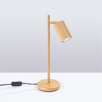 Lampe de table pivotante 43 cm de haut Aluminium...