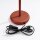 Lampe de lecture GU10 hauteur 43 cm aluminium en rouge moderne orientable