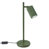 Schreibtischlampe Modern 43 cm hoch Gr&uuml;n GU10...