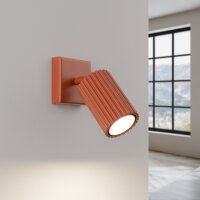 Spot mural GU10 L : 8 cm petit rouge orientable Moderne...
