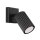 Applique murale noire GU10 Moderne L : 8 cm petite orientable
