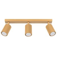Moderner Deckenstrahler 3-flammig GU10 B: 45 cm in Gold