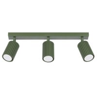 Deckenspot GU10 3-flammig Grün L:45 cm beweglich