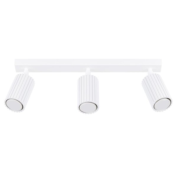 Deckenspot GU10 3-flammig Weiß L:45 cm schwenkbar