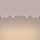 Spot de plafond moderne 6 flammes GU10 117 cm de long en crème