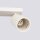 Spot de plafond moderne 6 flammes GU10 117 cm de long en crème