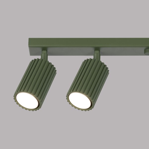 Lampe de plafonnier Moderne 117 cm de long GU10 6-flamme orientable Vert