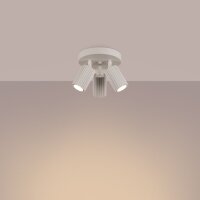 Lampe de plafonnier Moderne en crème Ø 19,5...