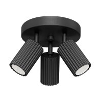 Deckenlampe Schwarz Aluminium GU10 Ø19,5 cm...
