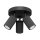 Deckenlampe Schwarz Aluminium GU10 Ø19,5 cm schwenkbar