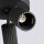 Deckenlampe Schwarz Aluminium GU10 Ø19,5 cm schwenkbar