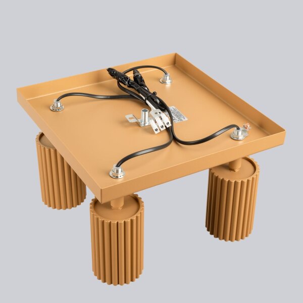 Deckenspot Aluminium GU10 Gold B:25 cm verstellbar