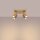 Deckenspot Aluminium GU10 Gold B:25 cm verstellbar