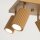 Deckenspot Aluminium GU10 Gold B:25 cm verstellbar