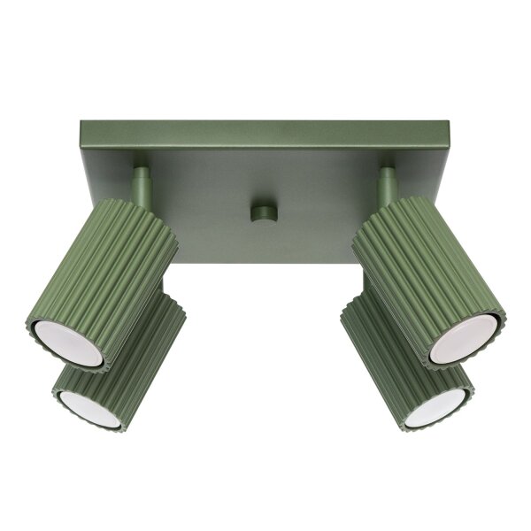 Deckenspot Aluminium GU10 Grün B:25 cm verstellbar