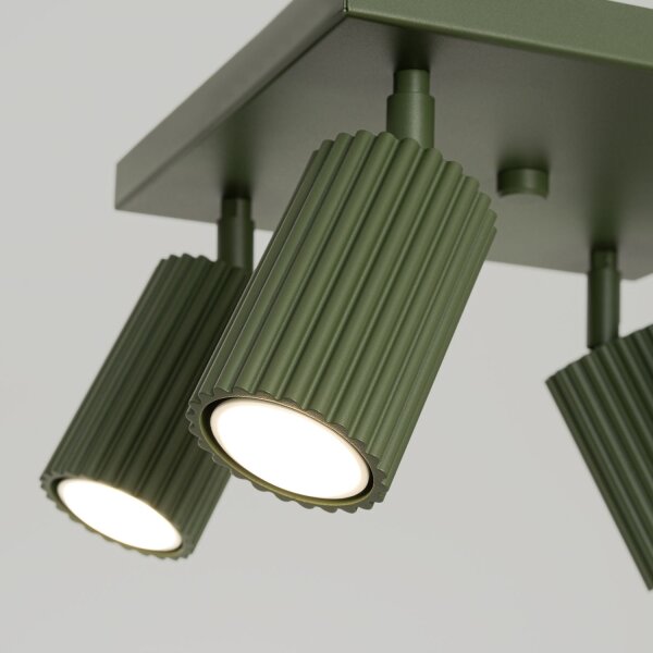 Deckenspot Aluminium GU10 Grün B:25 cm verstellbar
