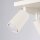 Deckenstrahler Aluminium GU10 Creme B:25 cm flexibel