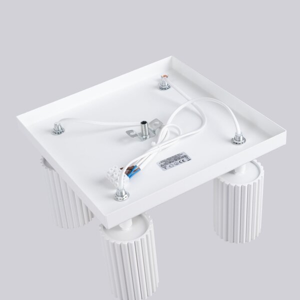 Deckenstrahler Aluminium GU10 Weiß B:25 cm flexibel