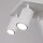 Deckenstrahler Aluminium GU10 Weiß B:25 cm flexibel