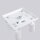 Deckenstrahler Aluminium GU10 Weiß B:25 cm flexibel