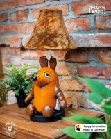 Tischlampe Sendung mit der Maus 52 cm vegan Kunstleder LED