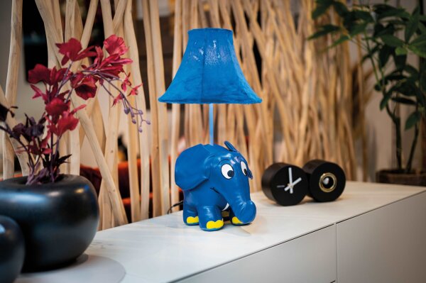 Lampe de table LED Sendung mit der Maus Elefant 47 cm vegan