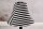 Lampe de table LED chat 51 cm noir blanc duveteux