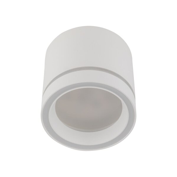 Deckenspot Weiß rund Ø 8,5 cm klein Aufputz