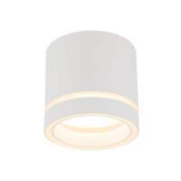 Deckenspot Wei&szlig; rund &Oslash; 8,5 cm klein Aufputz