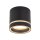 Deckenlampe Schwarz Aufputz Ø 8,5 cm klein Metall