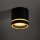 Deckenlampe Schwarz Aufputz Ø 8,5 cm klein Metall