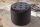 Pouf mit Stauraum Schwarz Samt Metall Ø 50 cm Chesterfield