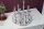 Chandeliers 9 pièces avec plateau argenté baroque