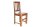 Chaise de salle à manger en bois multicolore Unikat Handarbeit BLANCA