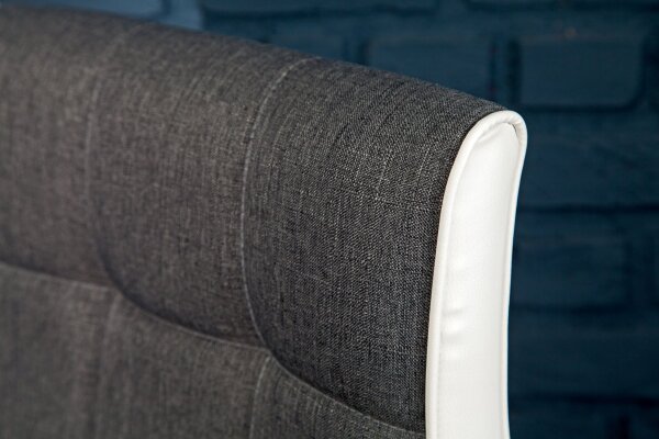 Chaise de bar réglable en hauteur Similicuir Tissu Métal Moderne