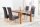 Esszimmerstuhl Grau Stoff Holz ohne Armlehne Kolonialstil