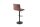 Chaise de comptoir réglable en hauteur Tissu Métal Marron Noir