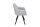 Chaise avec accoudoirs Gris Noir en tissu Métal Salle à manger