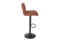 Chaise de comptoir réglable en hauteur Marron Noir...