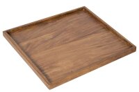 Tablett Holz Sheesham 50 cm breit erhöhter Rand...