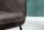 Chaise de salle à manger Bauhaus design gris noir en tissu métal