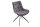 Chaise de salle à manger sans accoudoirs Gris en tissu Similicuir Métal