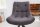 Chaise de salle à manger sans accoudoirs Gris en tissu Similicuir Métal