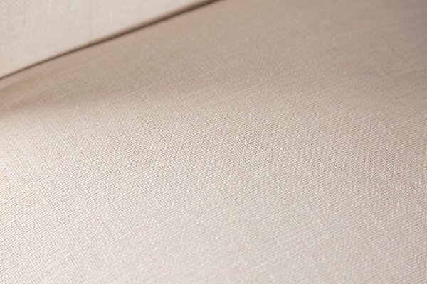 Chaise de salle à manger Beige Tissu Bois sans accoudoirs Chesterfield