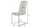 Chaise à bascule sans accoudoirs Taupe Noir Tissu Métal