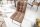 Chaise de salle à manger Taupe Noir sans accoudoirs Tissu Moderne