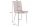 Chaise de salle à manger Tissu Métal Marron Noir sans accoudoirs